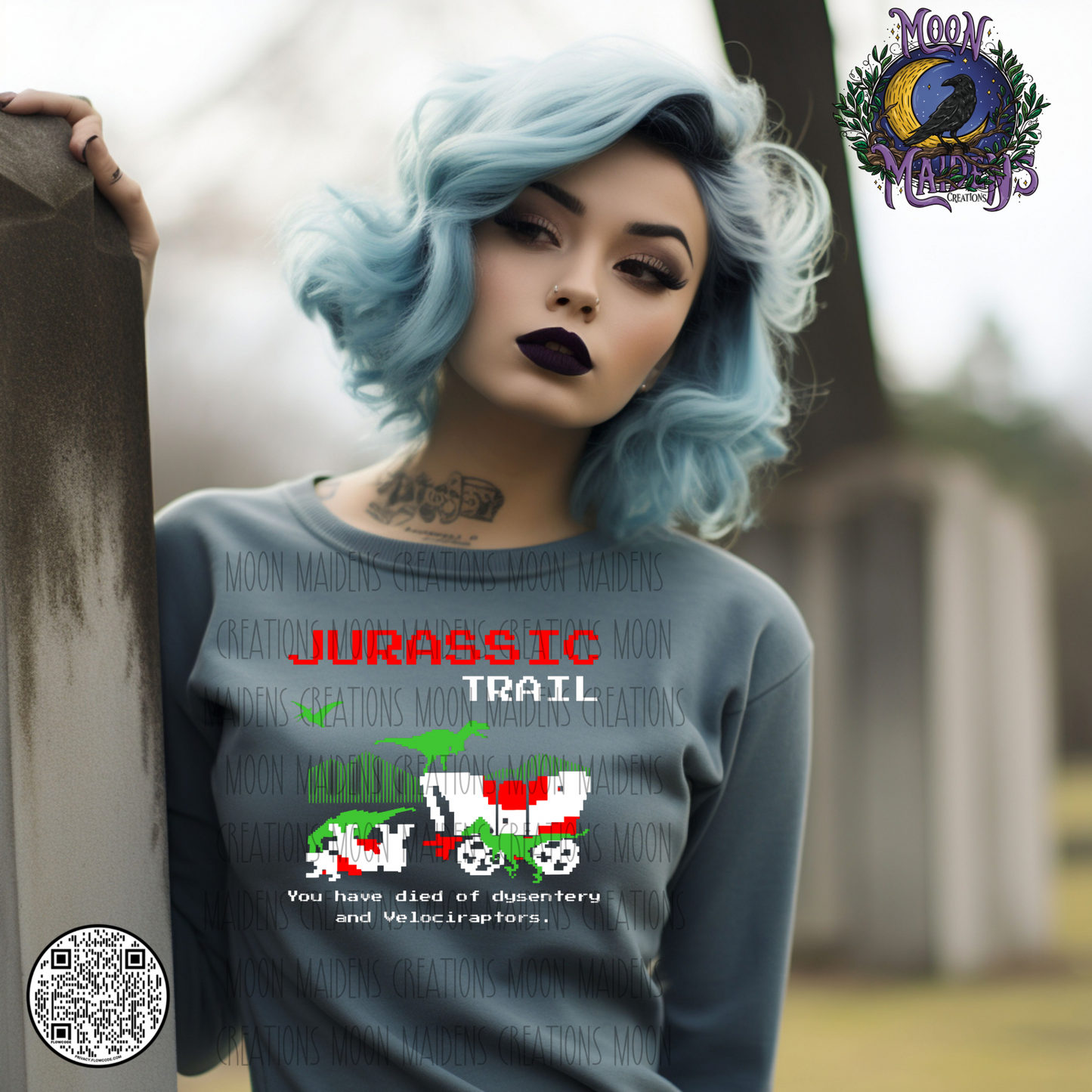 Jurassic Trail Long sleeve T shirt