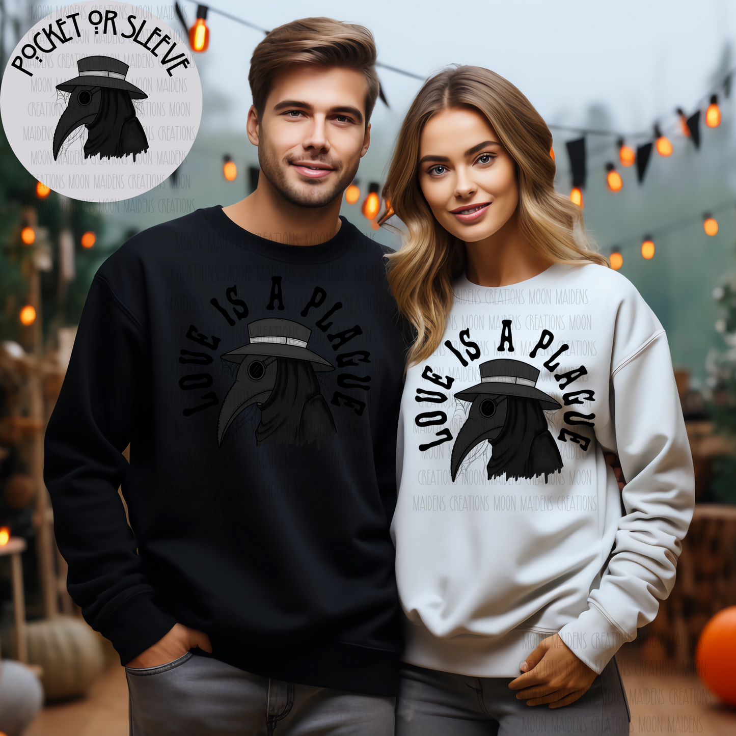 Love is a Plague long sleeve T shirt