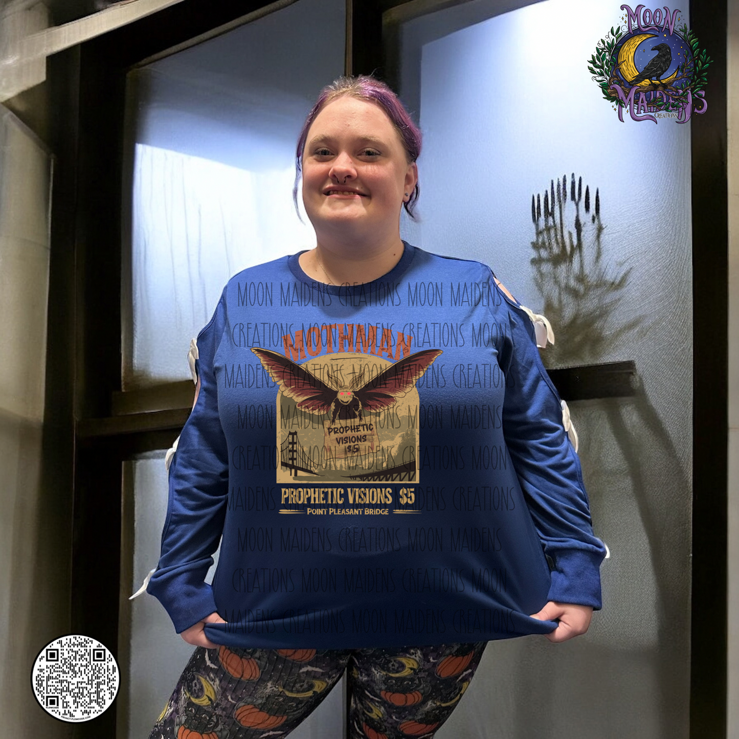 Mothman the entrepreneur Long sleeve T shirt