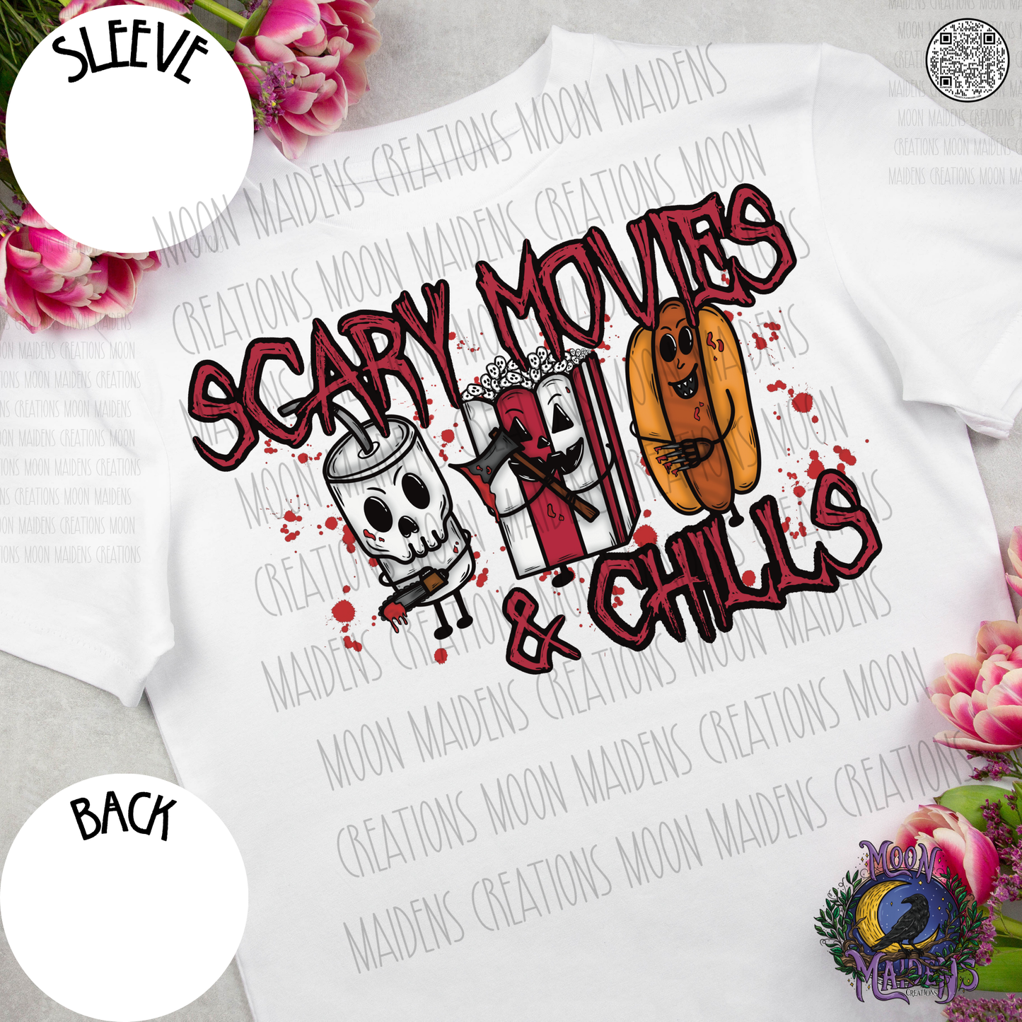 Scary Movies and Chills T shirt