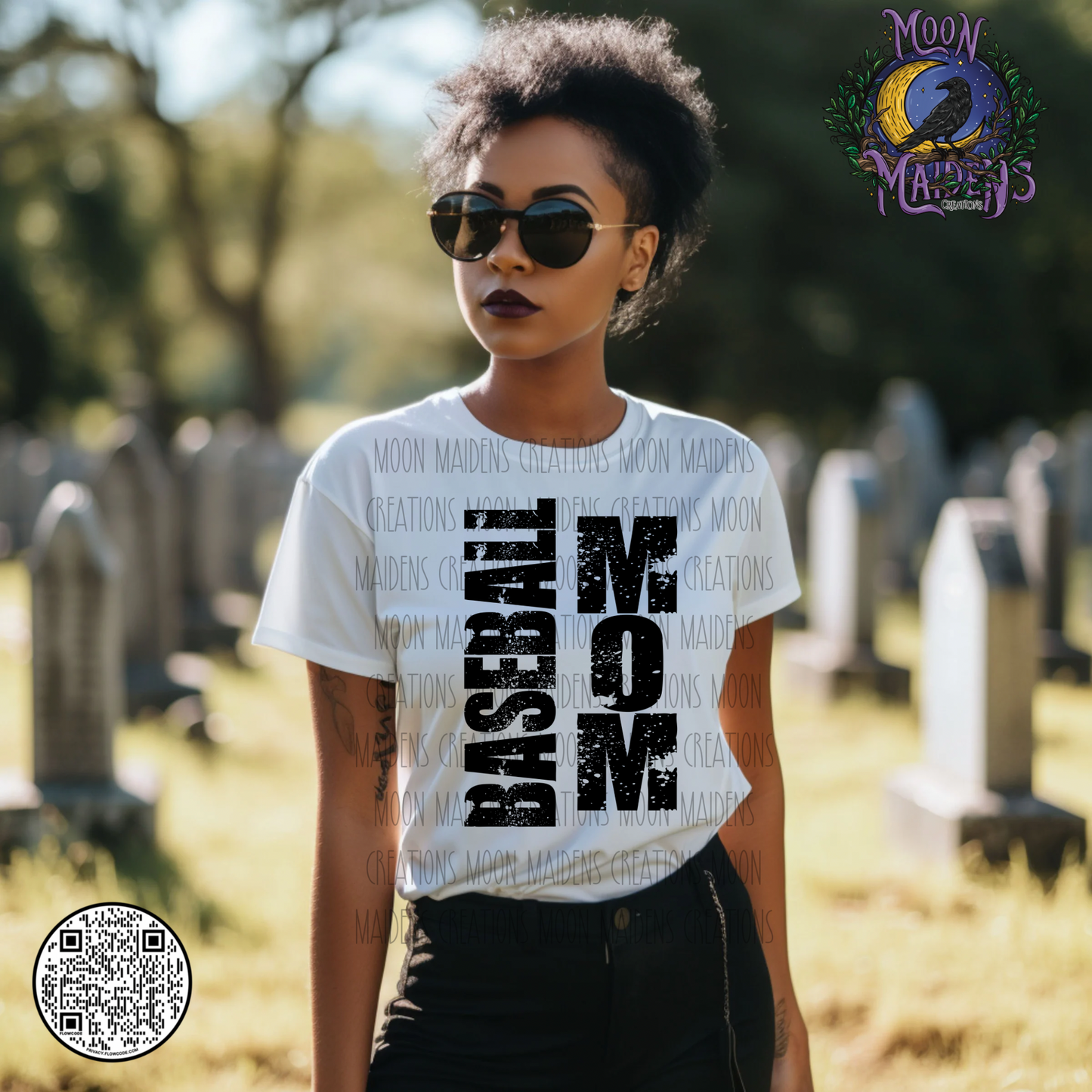 Baseball mom long sleeve