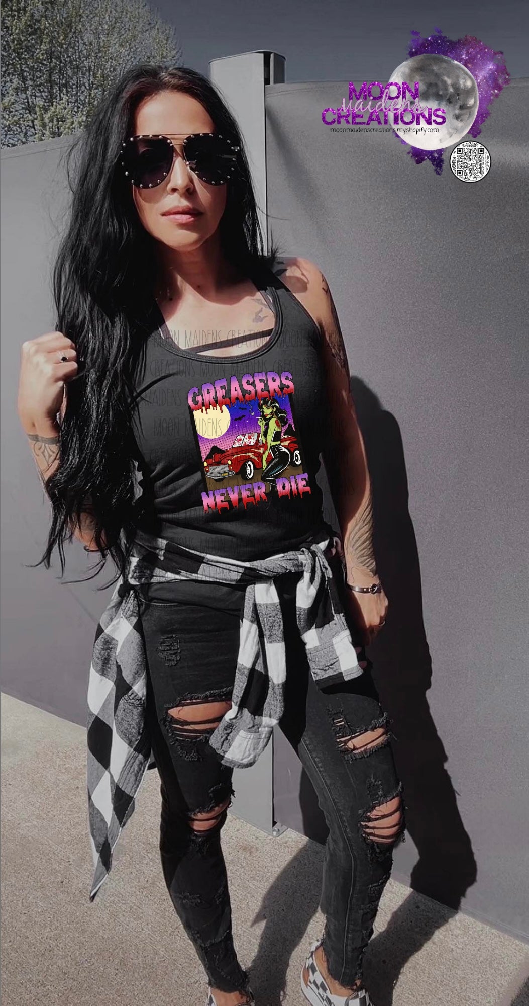 Greasers never die sweatshirt