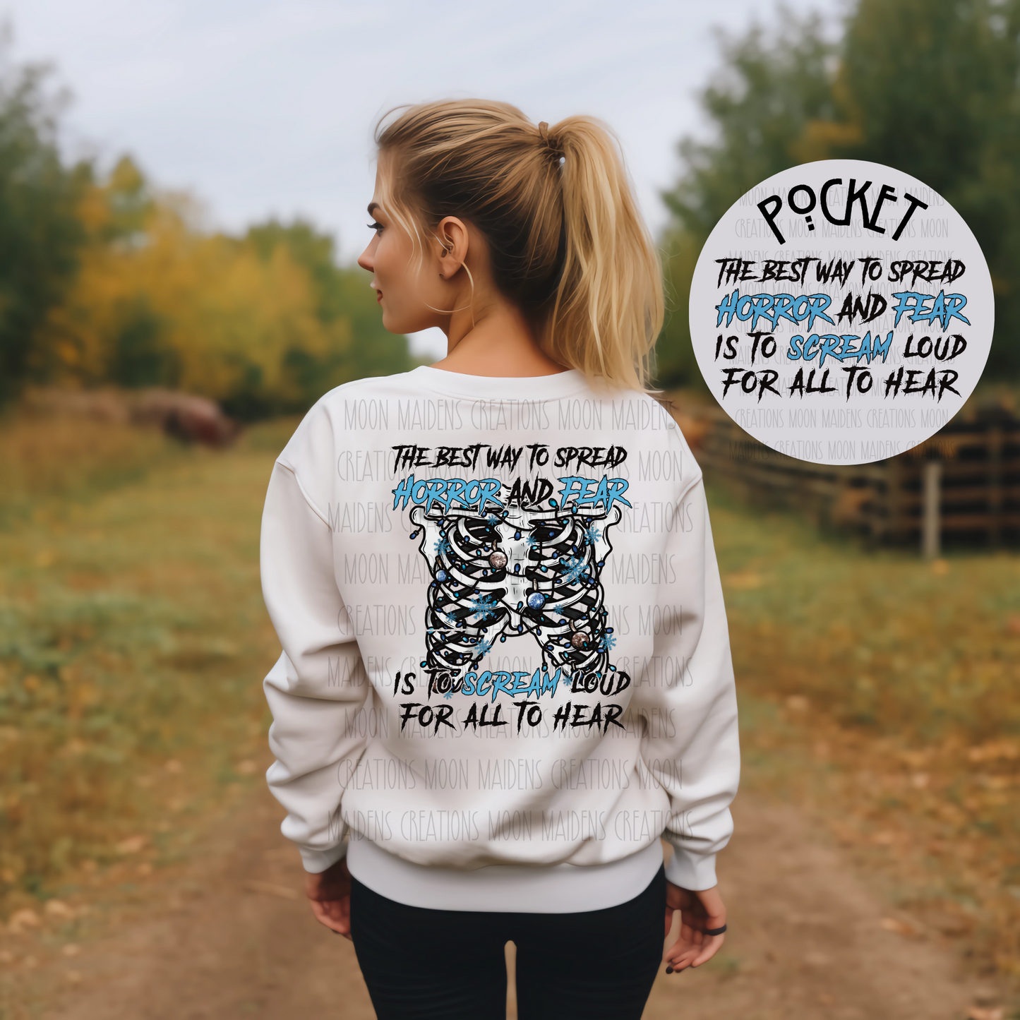 Spread Horror and Fear T shirt