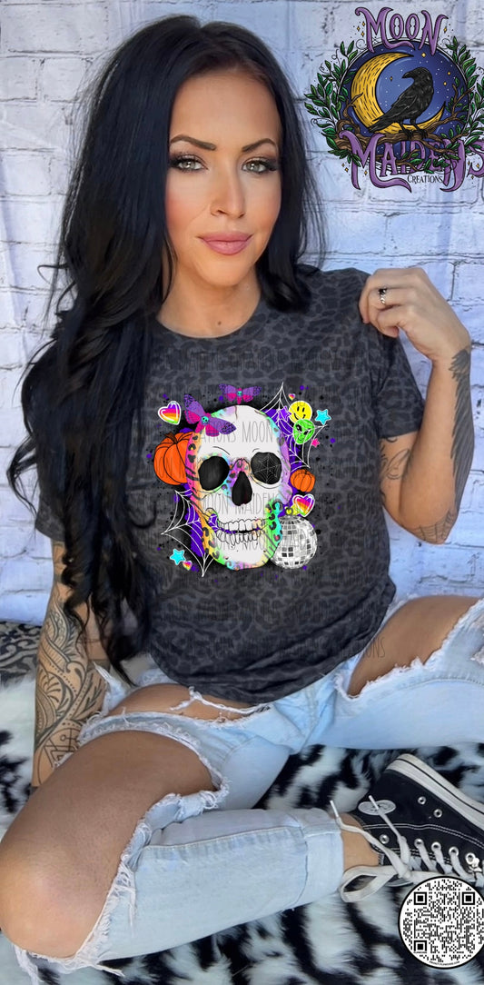 Halloween skulls T shirt