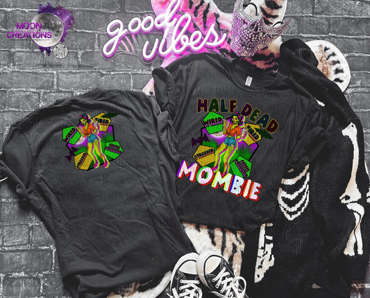 Half dead mombie T shirt