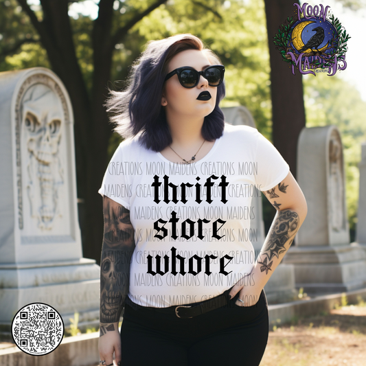 Thrift store whore Long sleeve