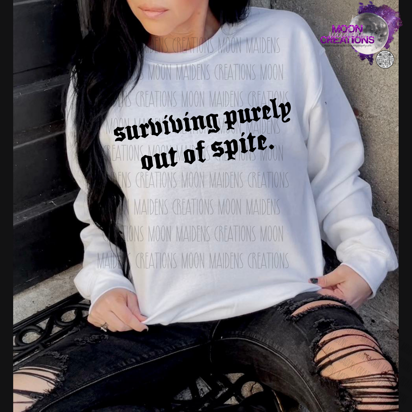 Surviving purely out of spite T shirt