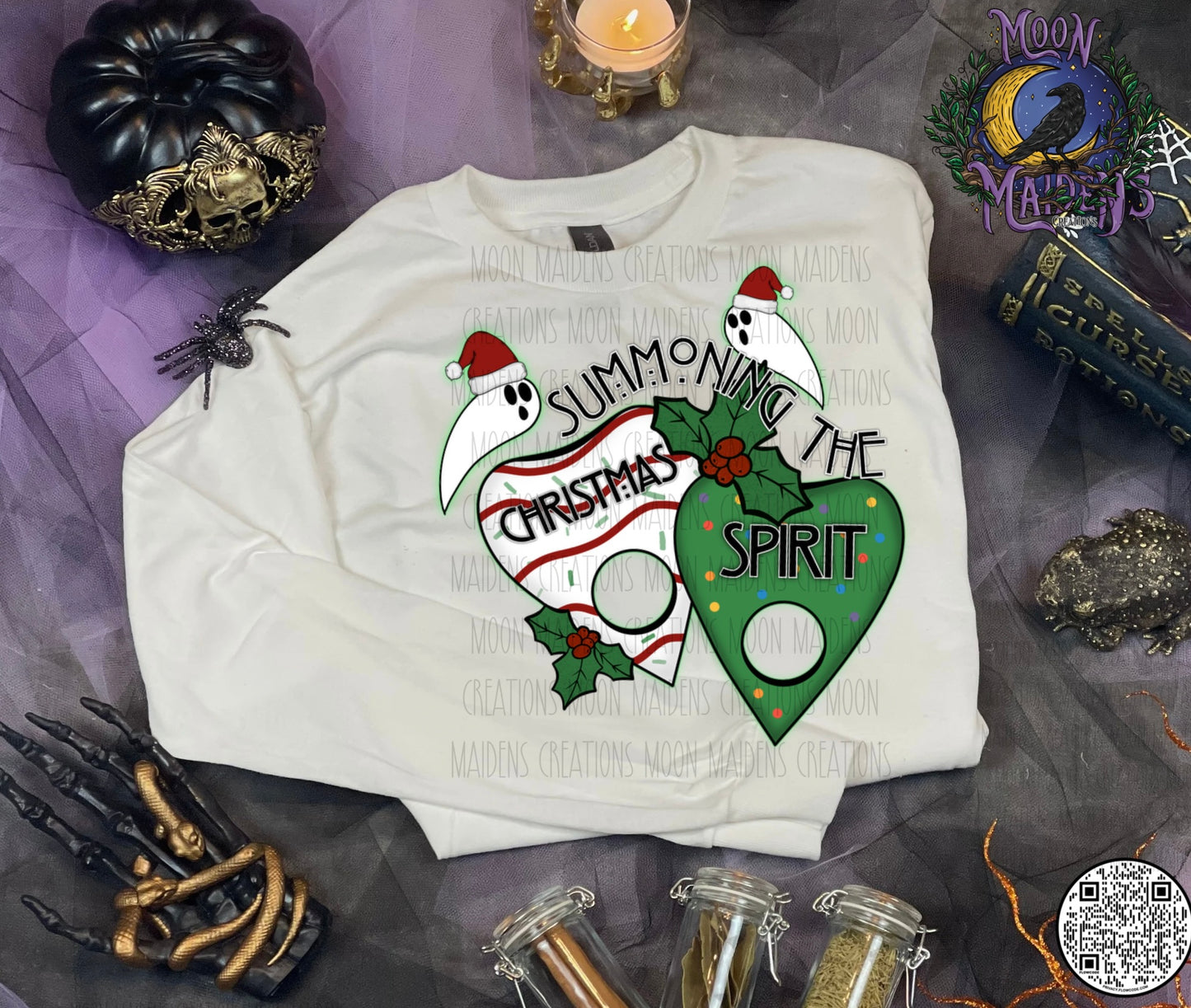 Summoning the christmas Spirit long sleeve