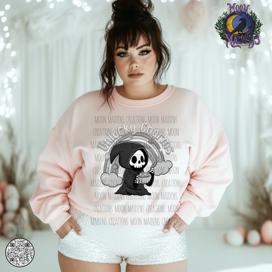 Unlucky Charms 2.0 monochrome sweatshirt