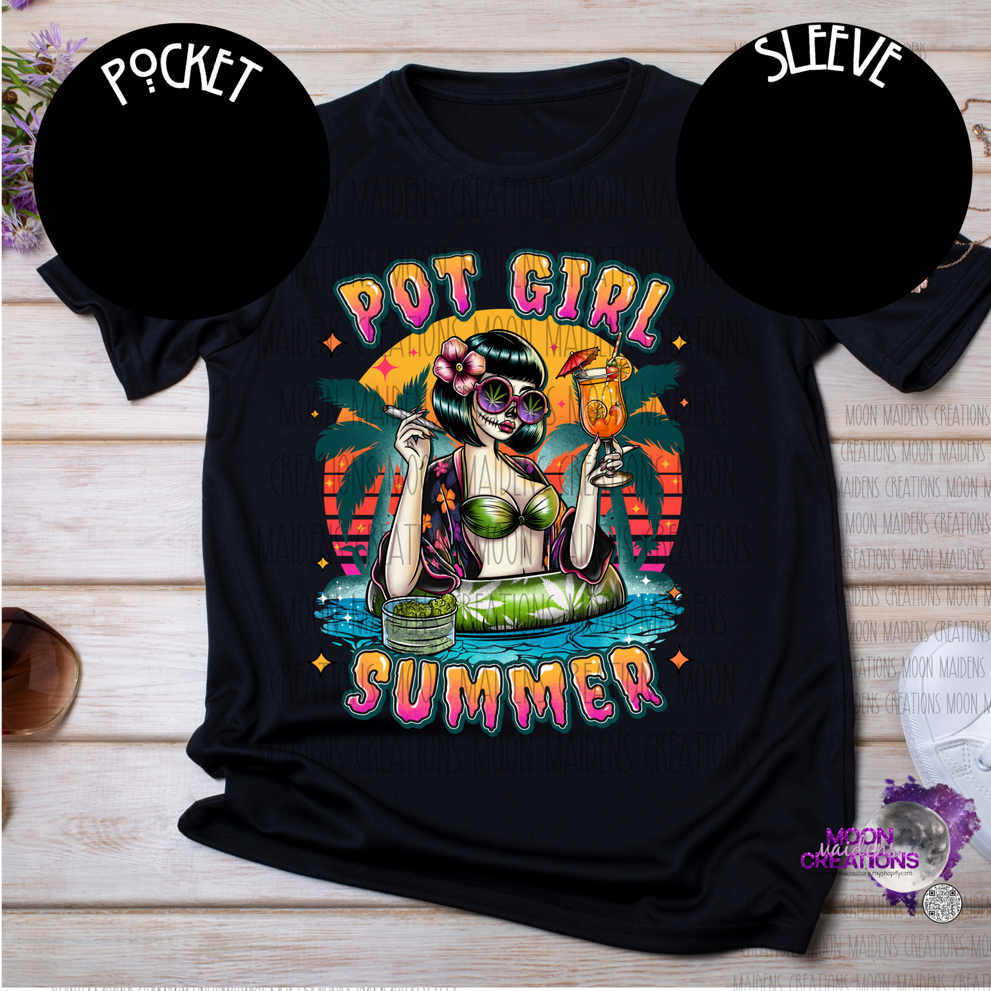 Pot girl summer T shirt