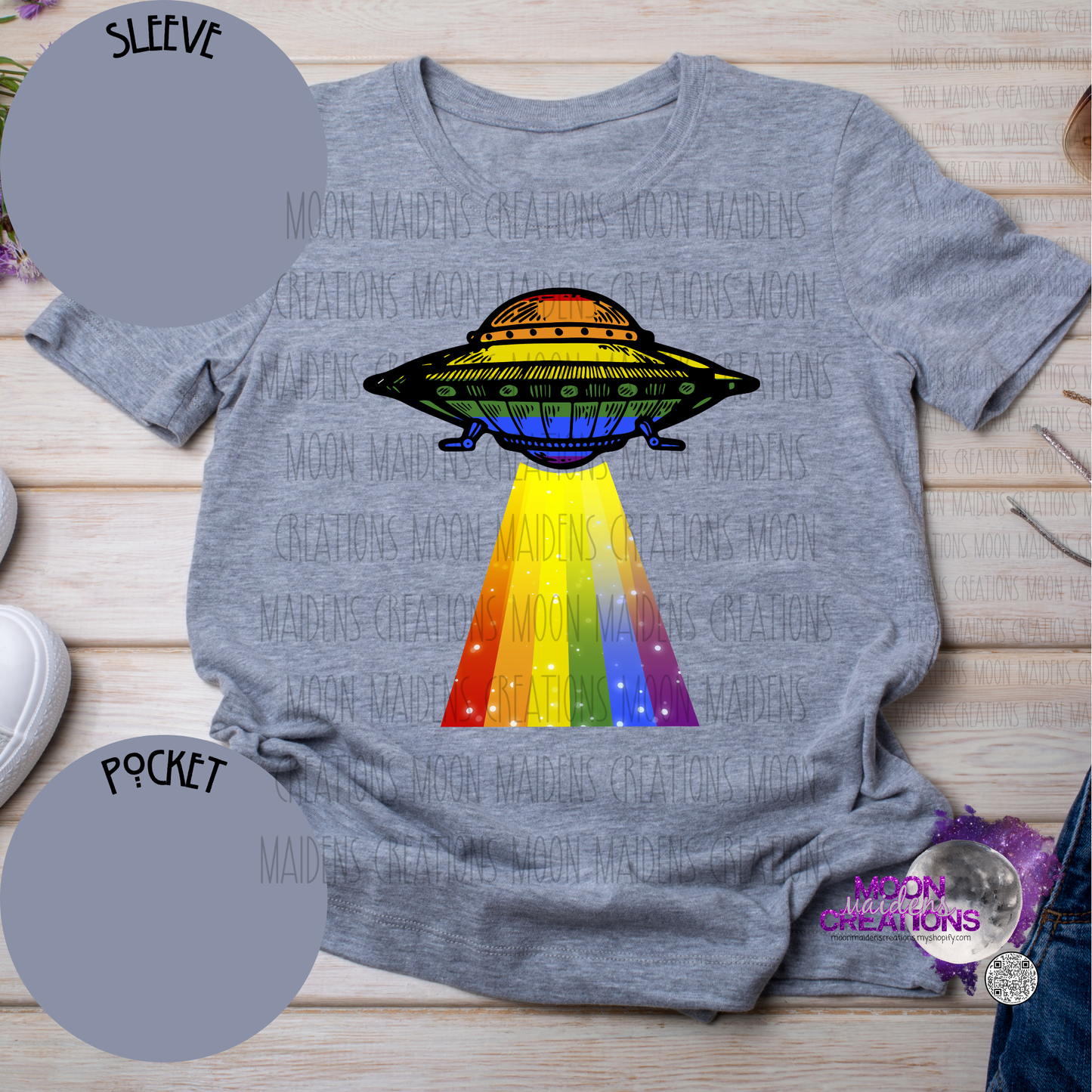 Let your rainbow light shine sweatshirt