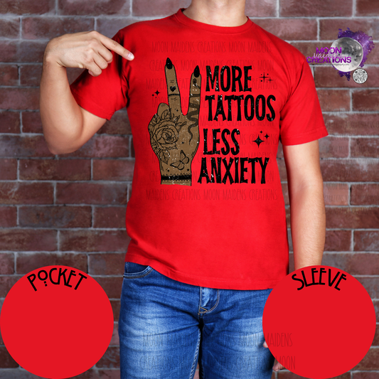 More tattoos less anxiety sweatshirt