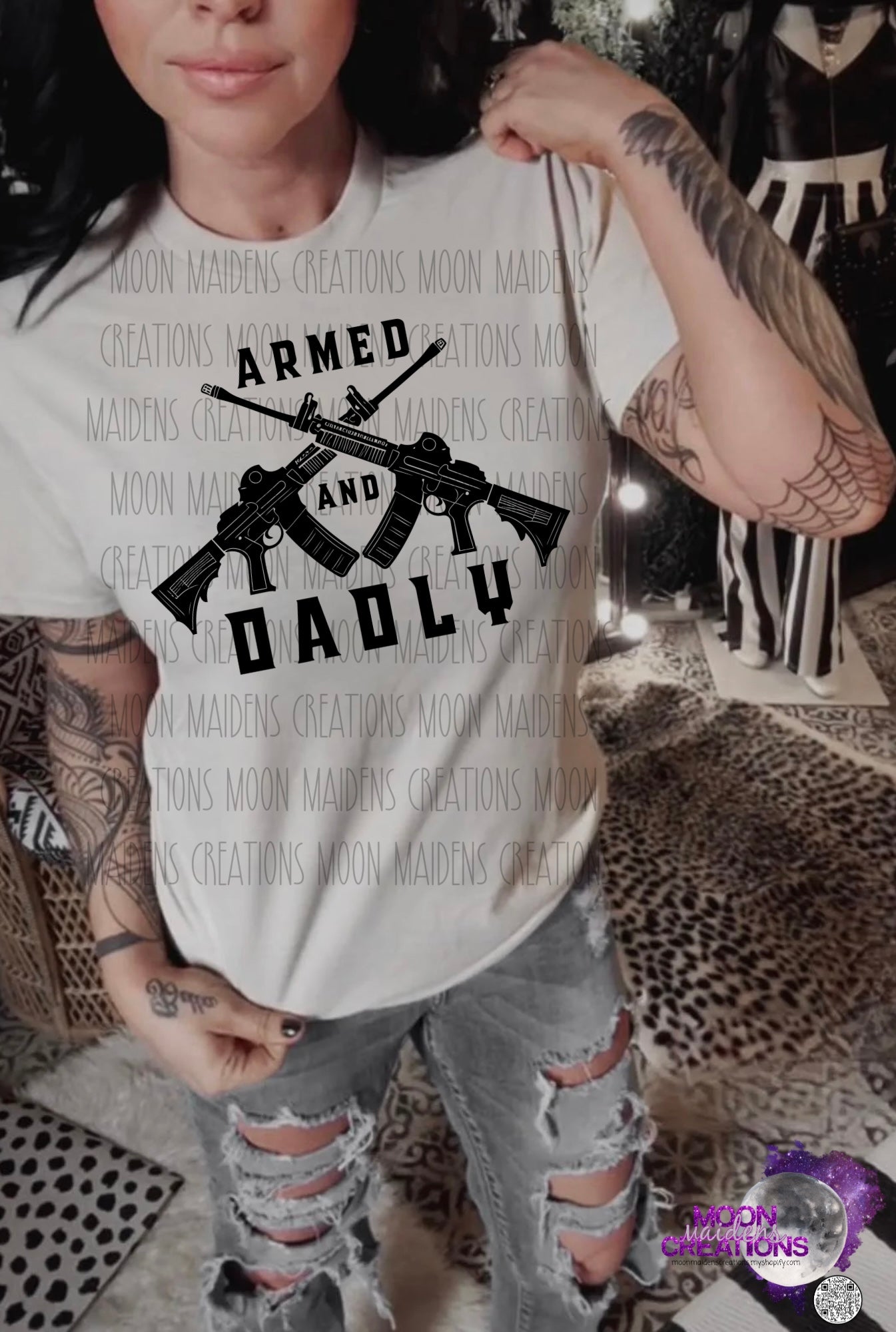 Armed and dadly T shirt