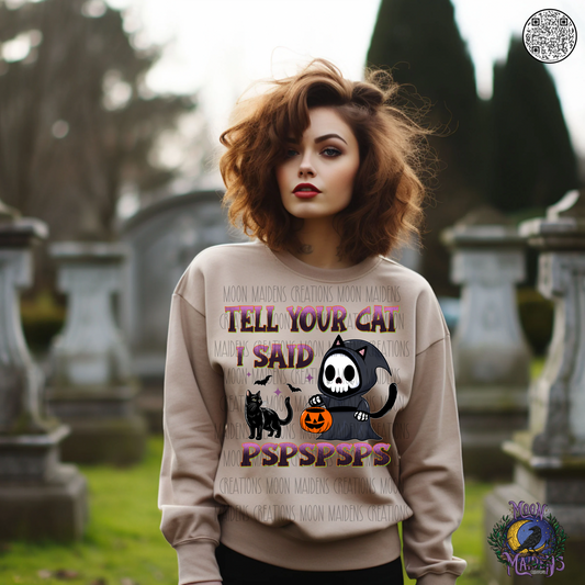 Tell your cat sweatshirt