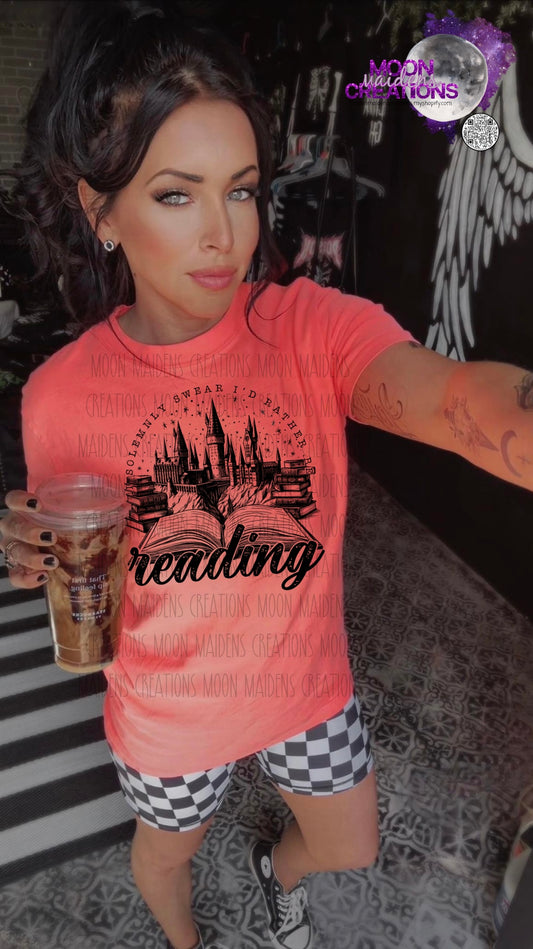 Rather be reading T shirt