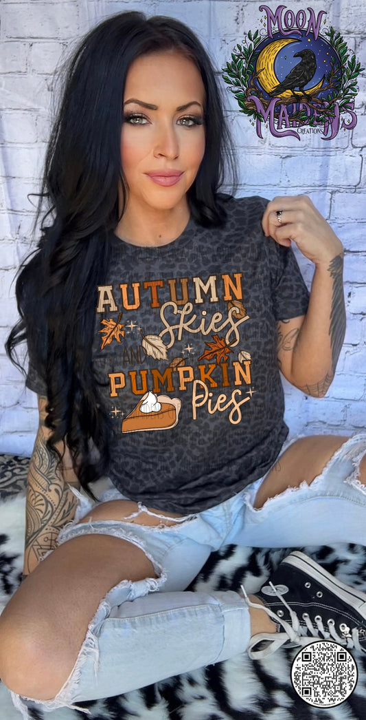 Autumn skies T shirt