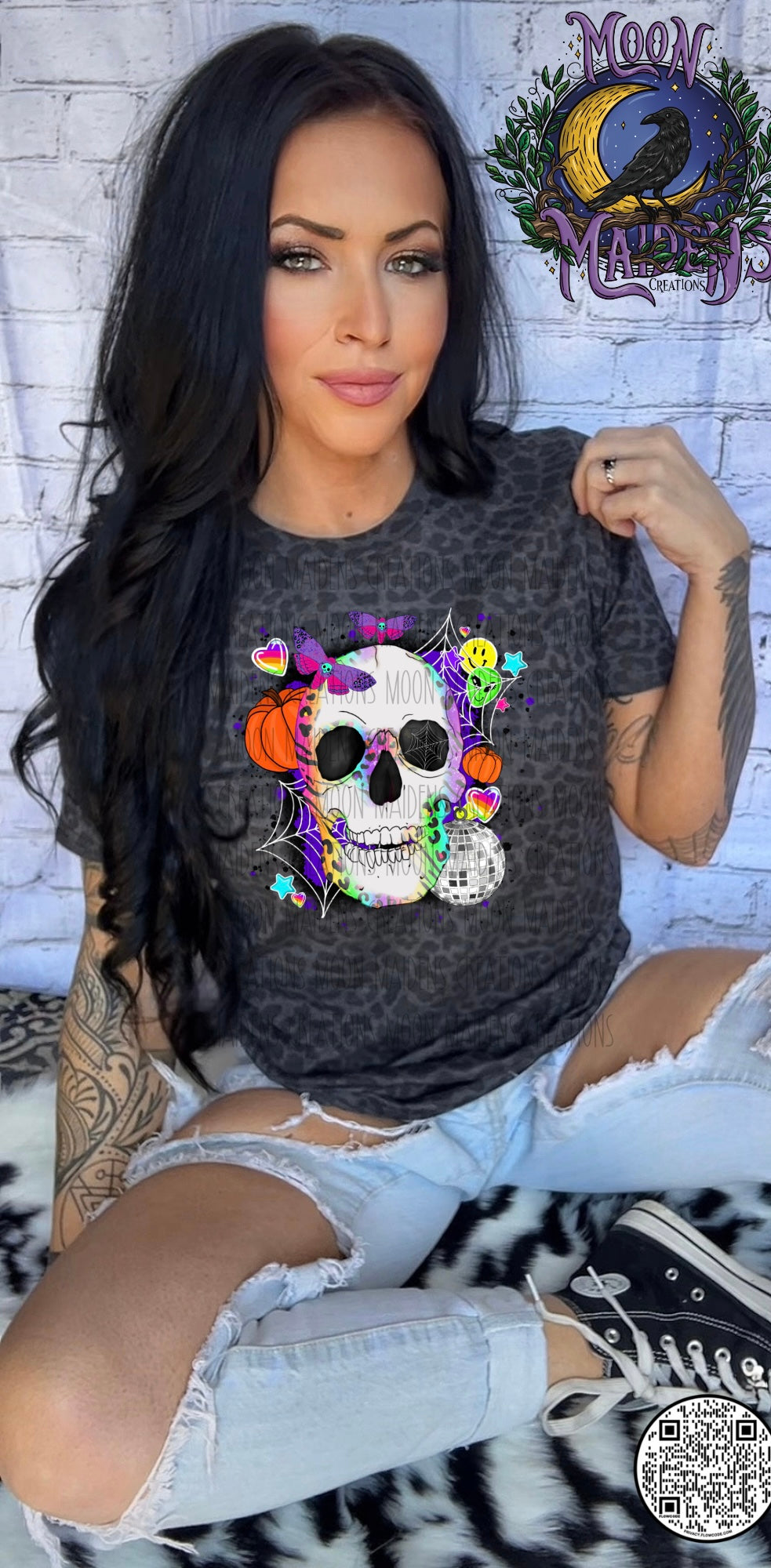 Halloween skulls sweatshirt