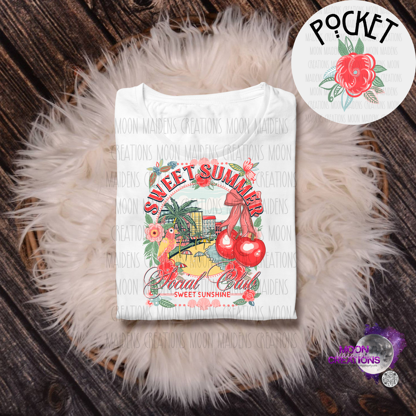 Sweet summer social club T shirt