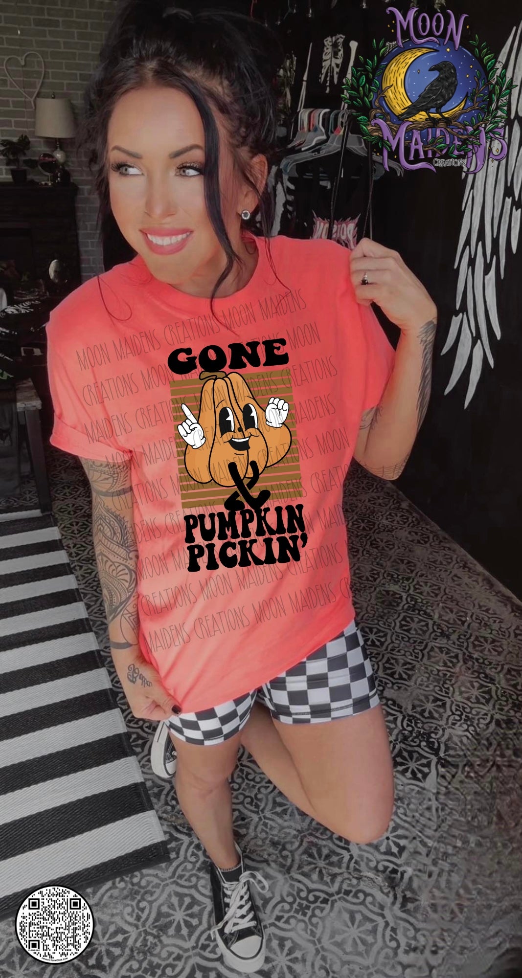 Gone pumpkin picking T shirt