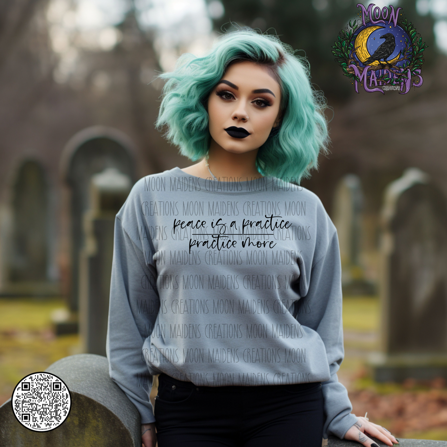 Peace is a practice long sleeve