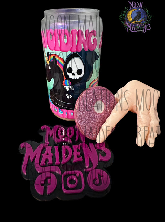 Avoiding a meltdown 16 oz fancy glass can
