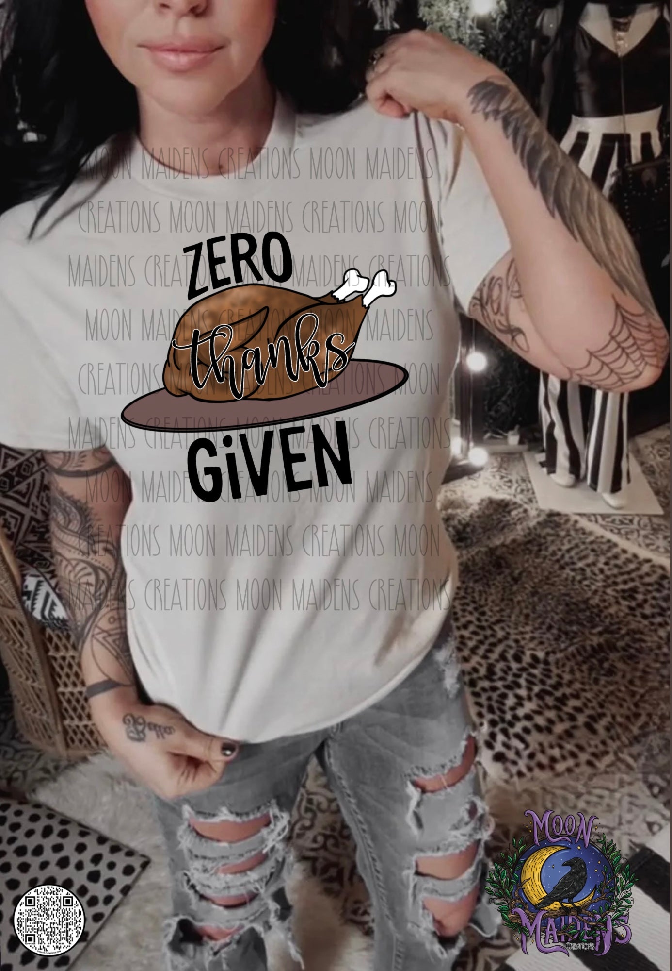 Zero thanks given sweatshirt