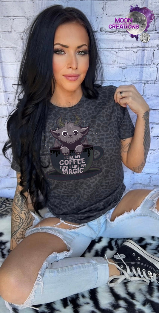 I like my magic like my coffee T shirt