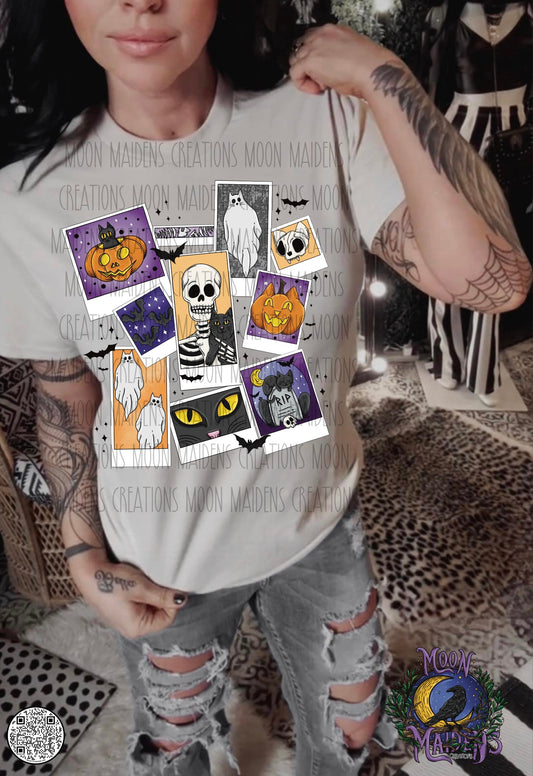 Spooky Kitty Polaroids Sweatshirt