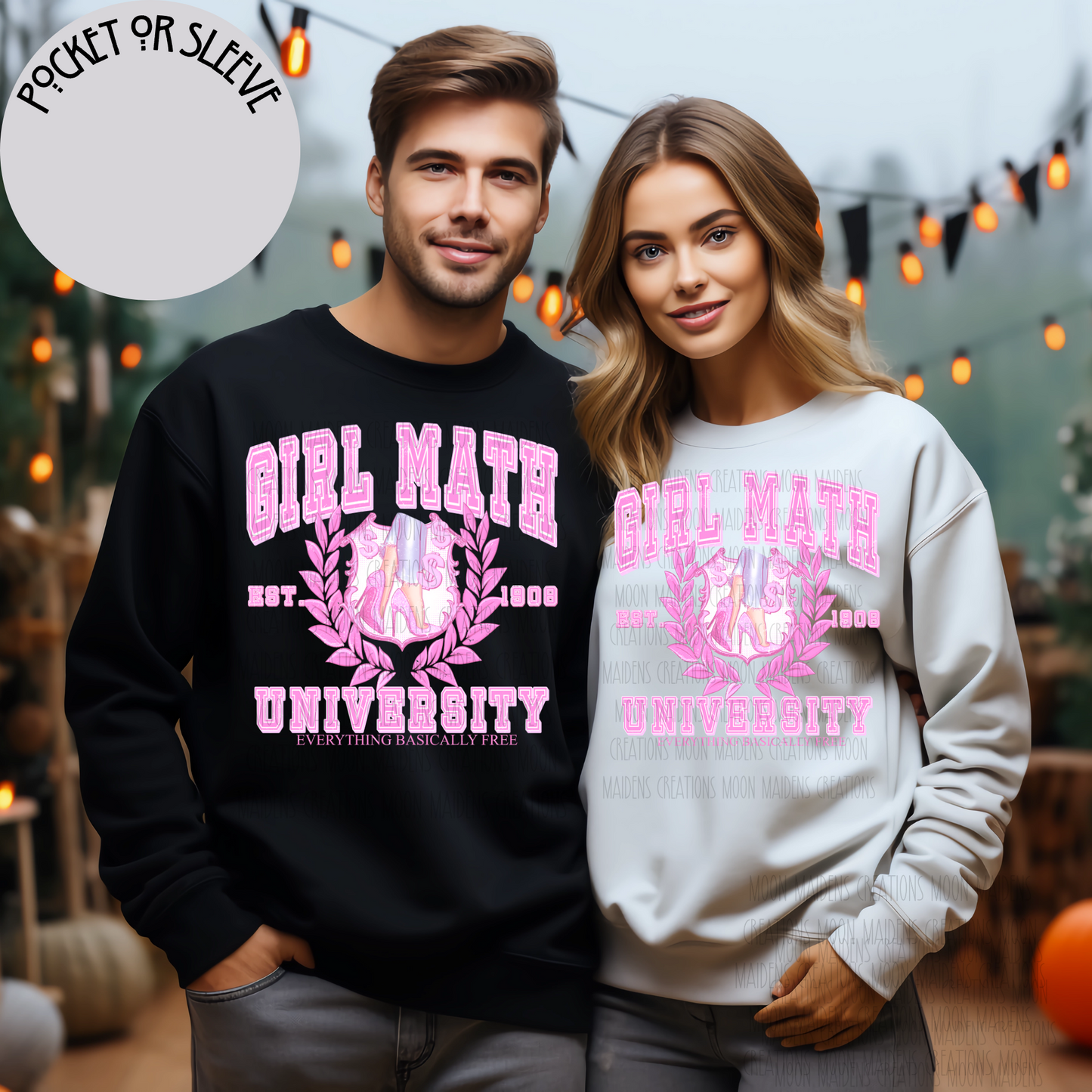 Girl Math University sweatshirt