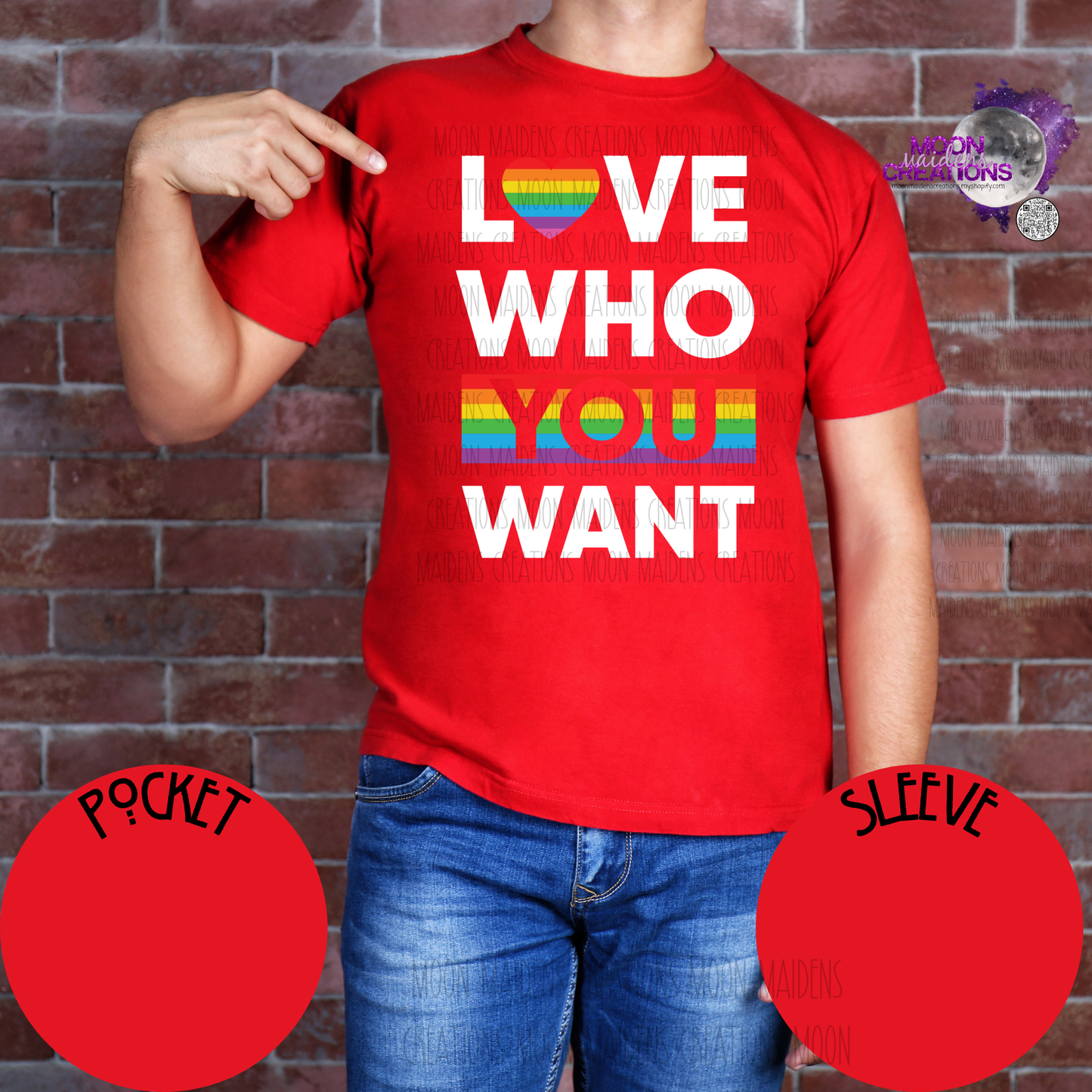 Love who you want T shirt