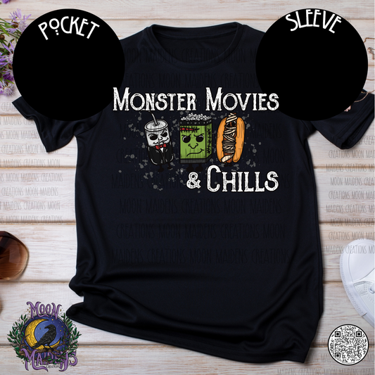 Monster movies and chills long sleeve