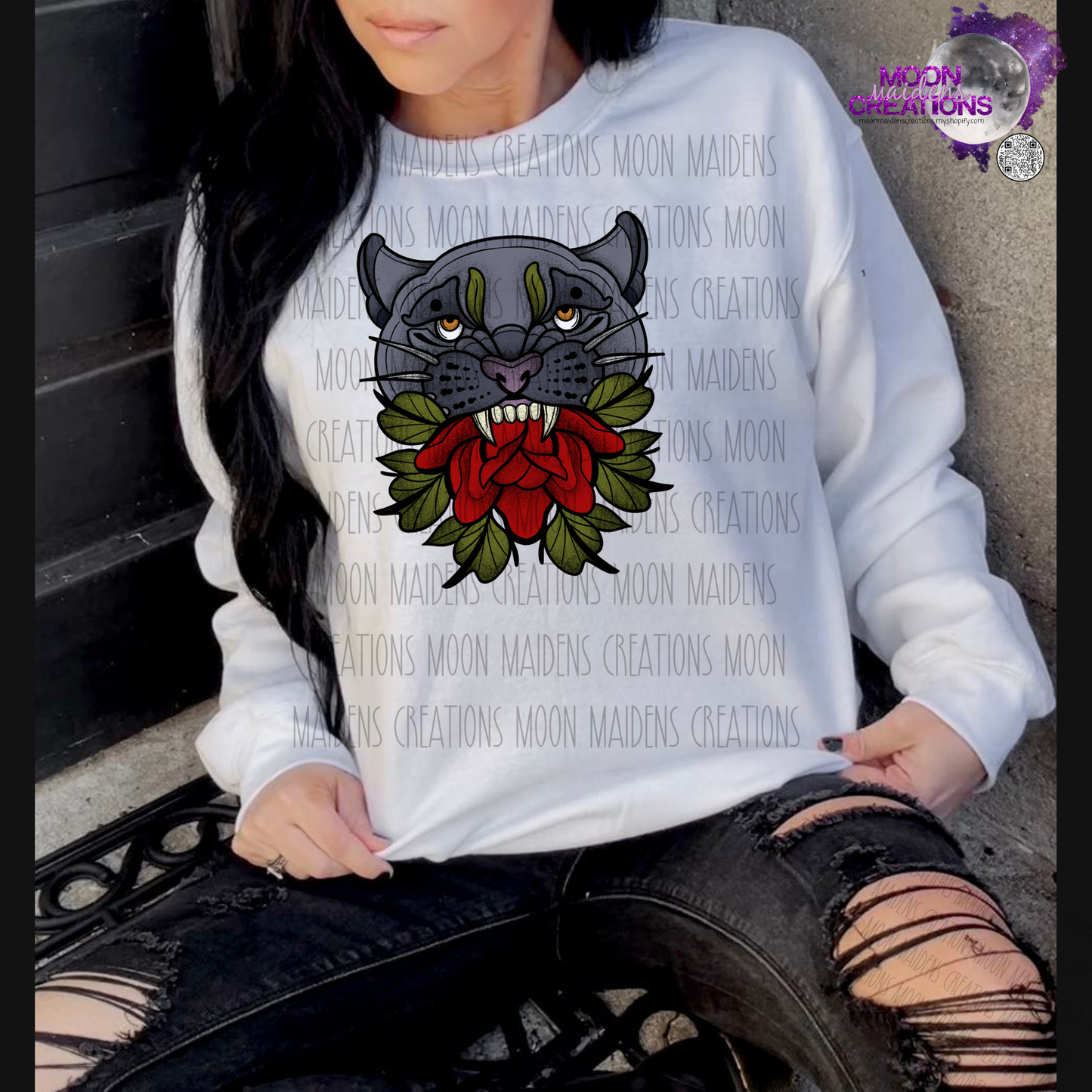 Panther & Rose sweatshirt