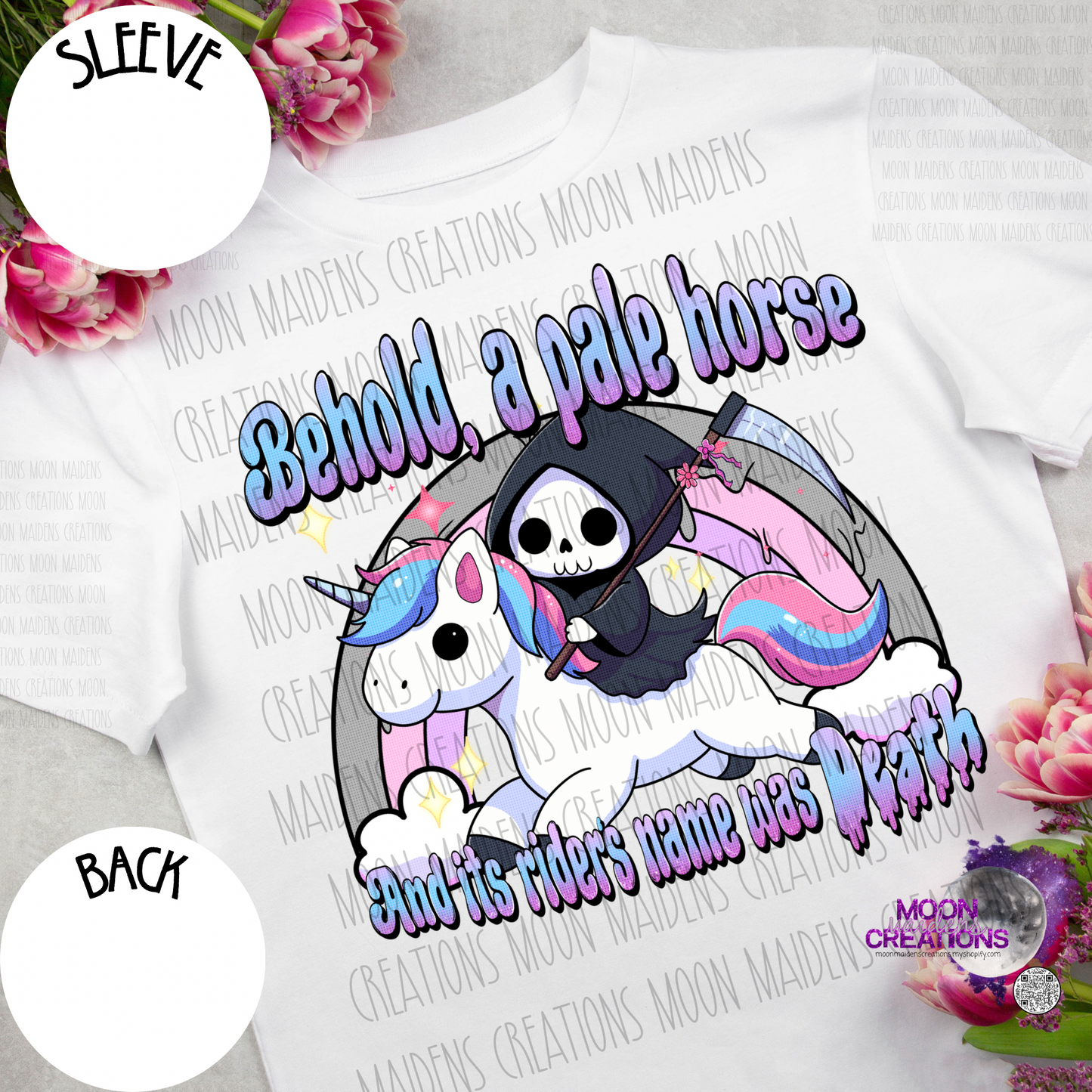 Behold a pale horse T shirt