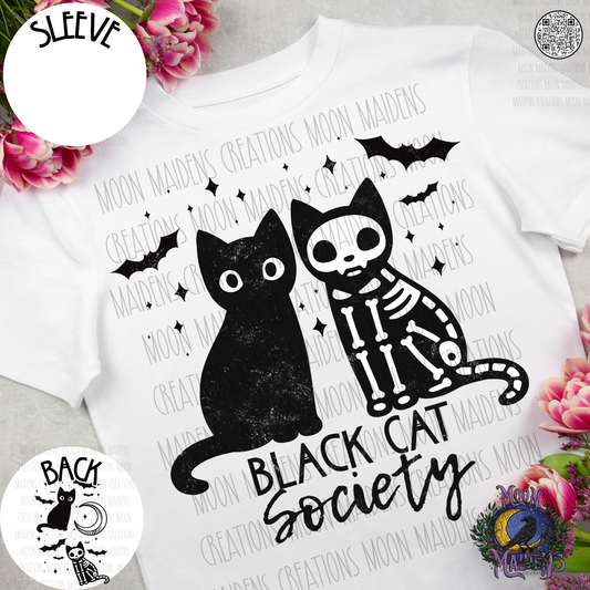 Black cat society Long sleeve