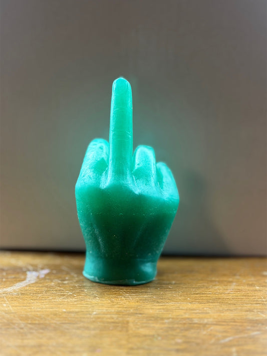 Middle Fingers Up Green