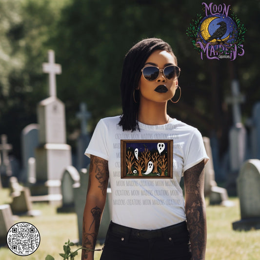 Ghost forest sweatshirt