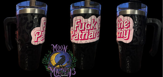 Fuck the Patriarchy 20 oz Handle Tumbler