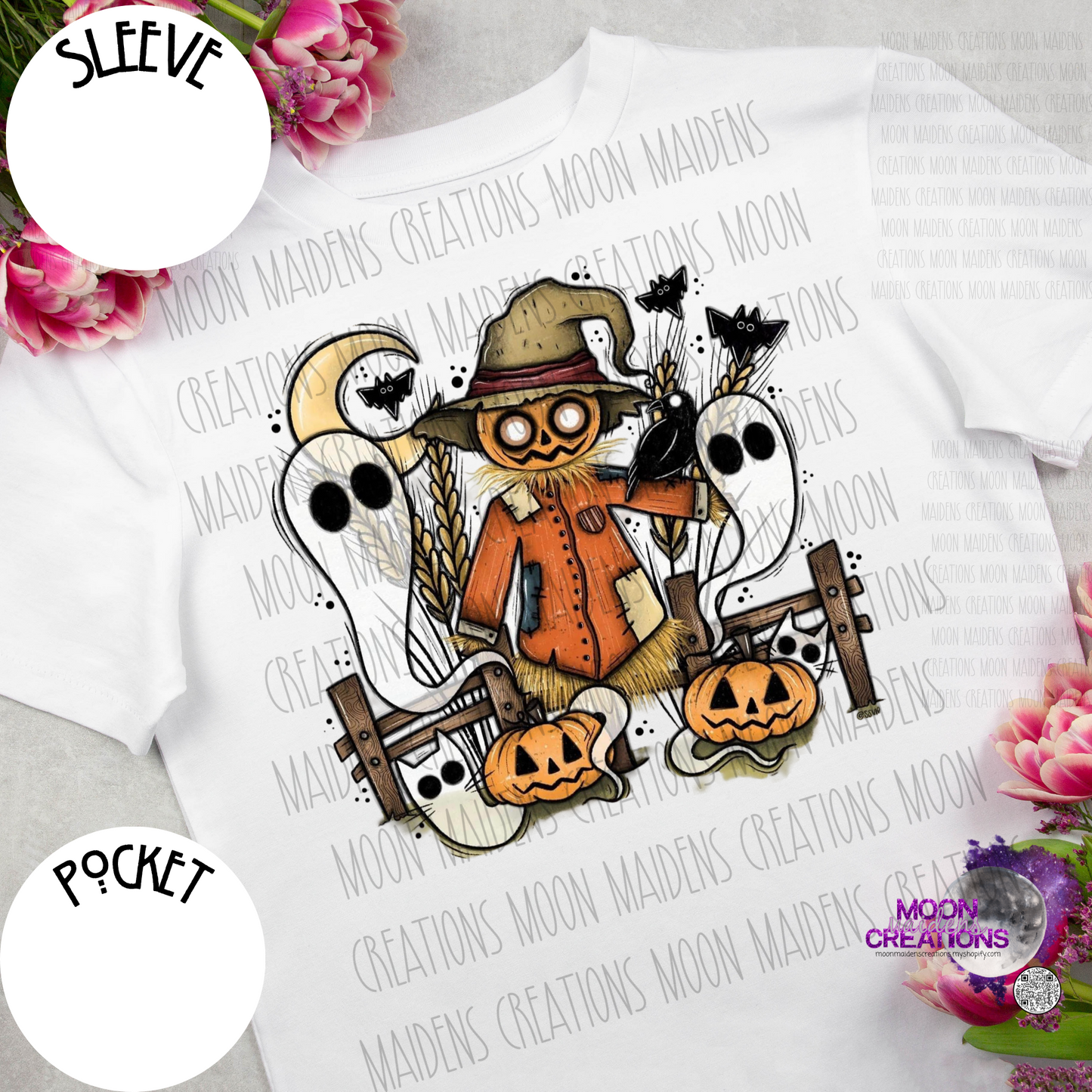 Spooky scarecrow T shirt