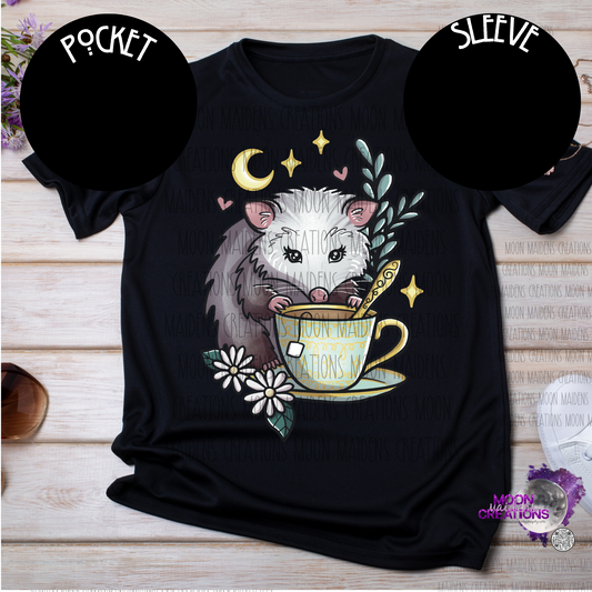 Possum tea time T shirt