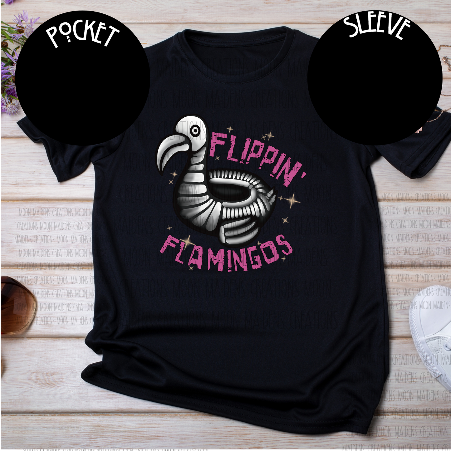 Flippin flamingos T shirt