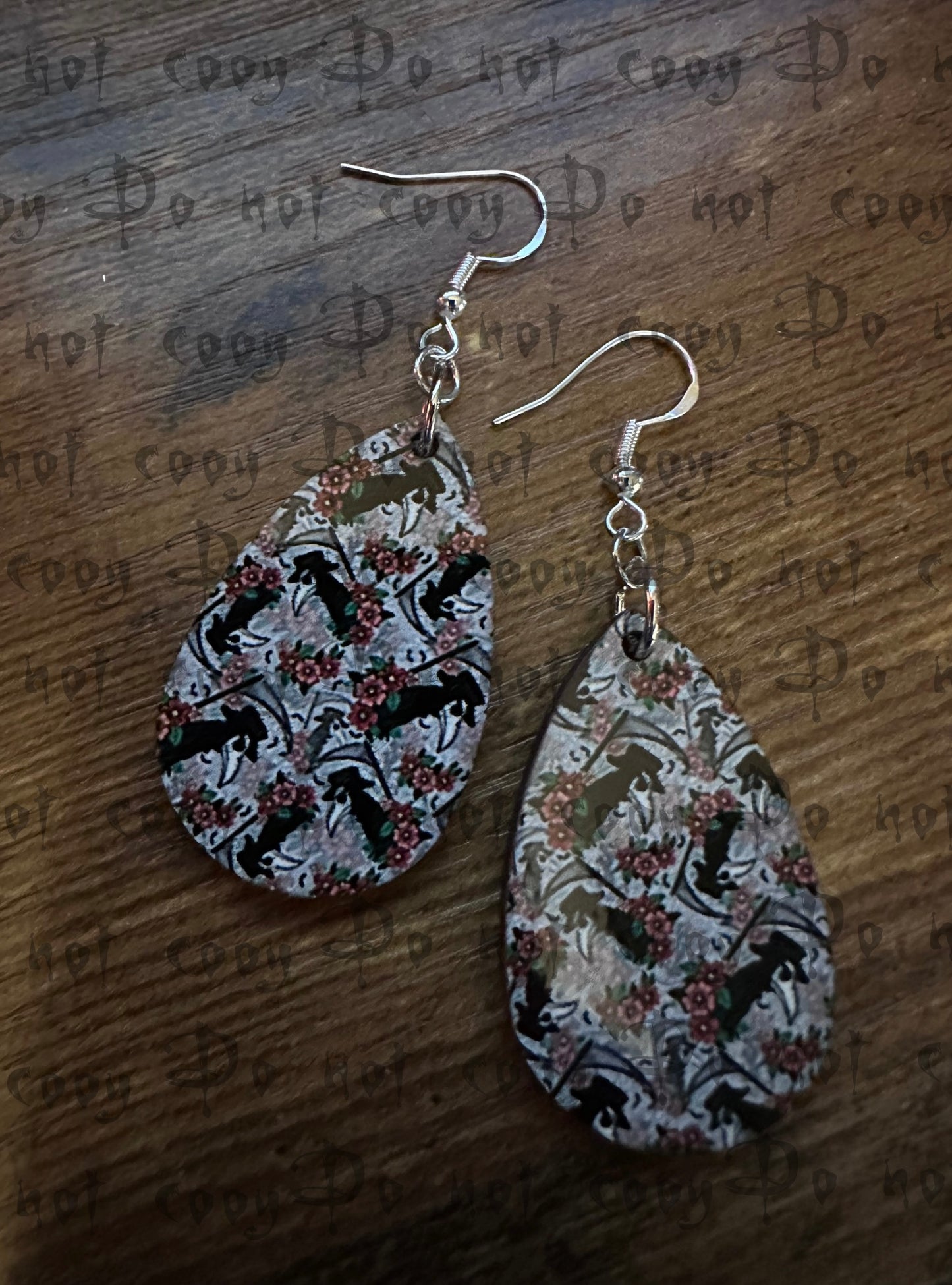 Plague Doctor sublimation Earrings