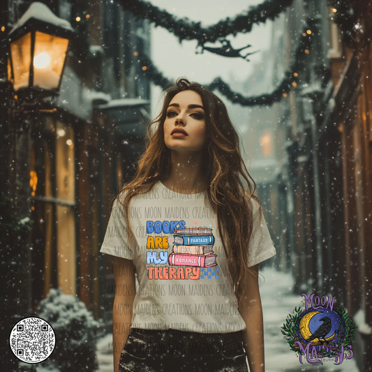Books are my therapy sweatshirt