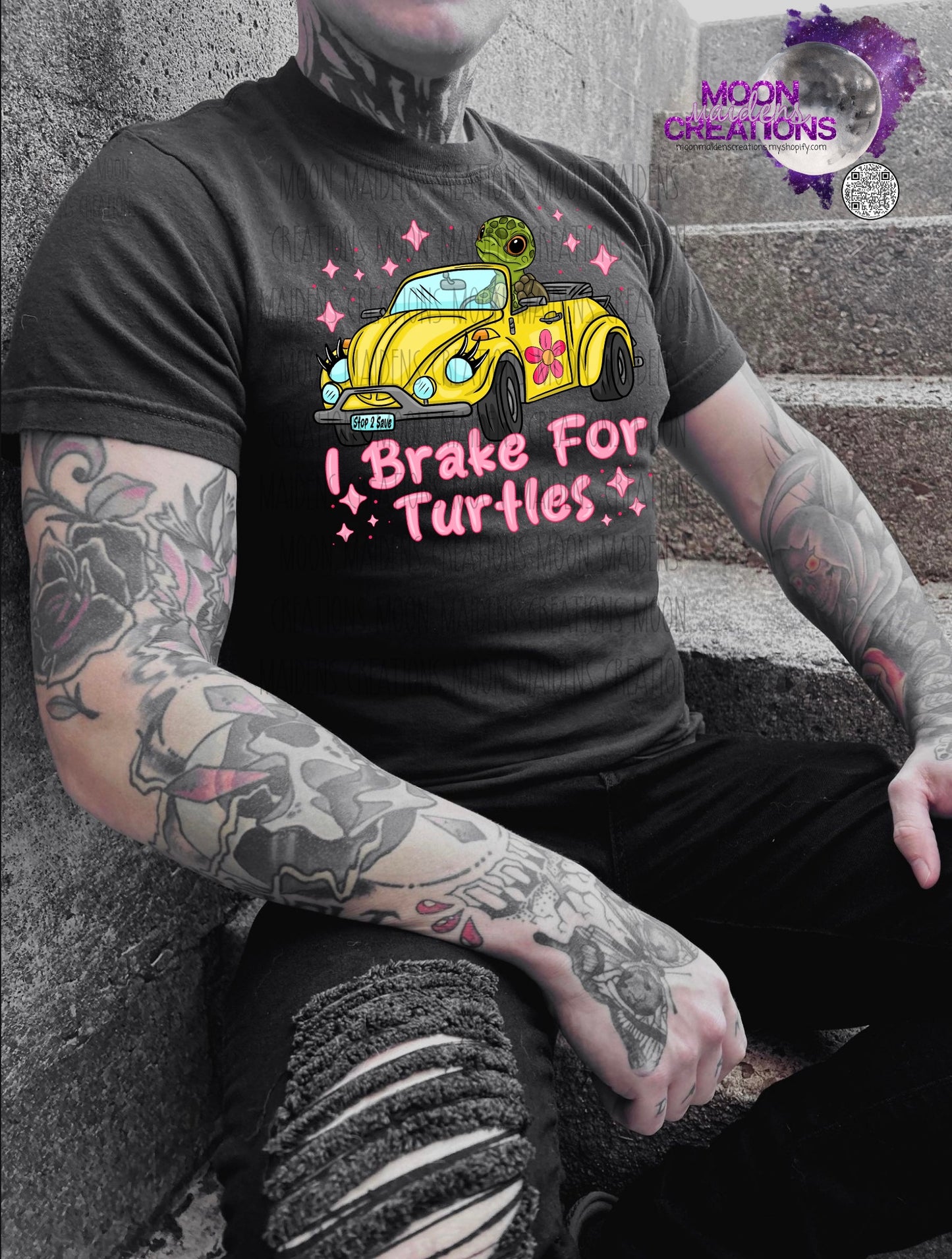 I brake for turtles T shirt