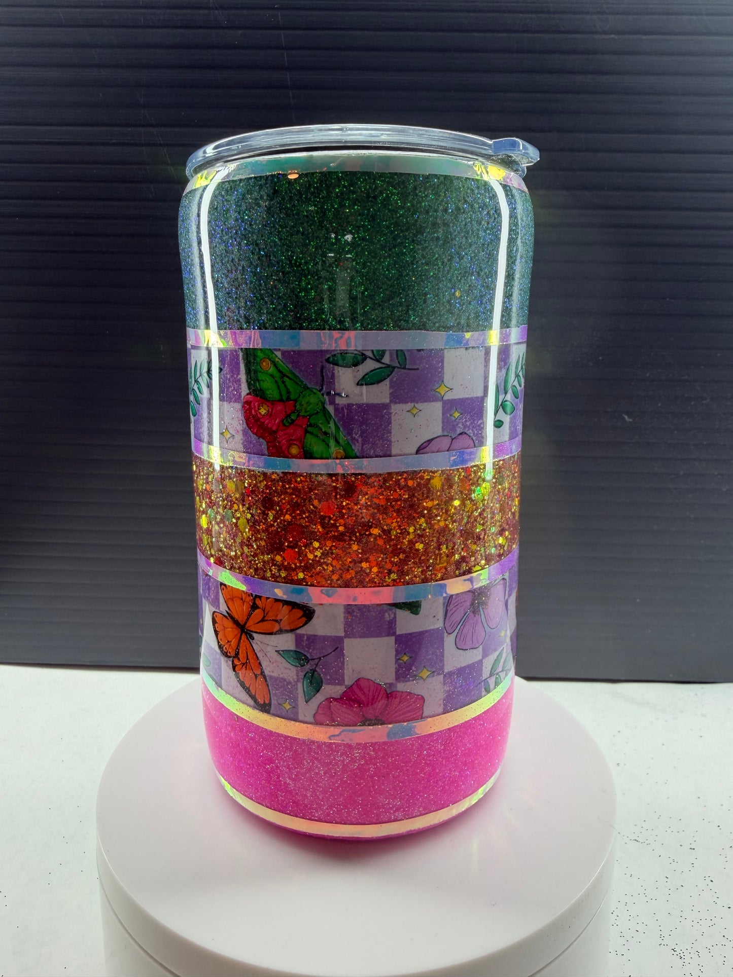 Butterflies 12 oz Epoxy Tumbler