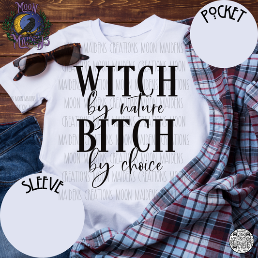 Witch by nature long sleeve