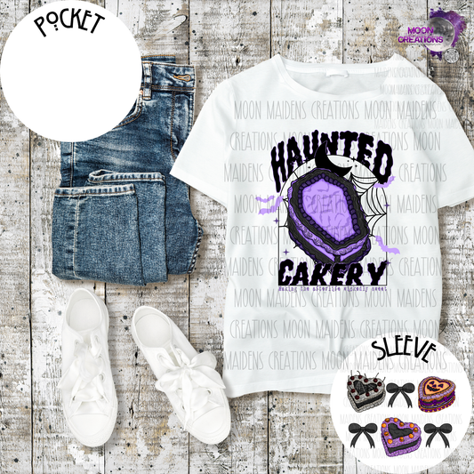 Haunted cakery T shirt