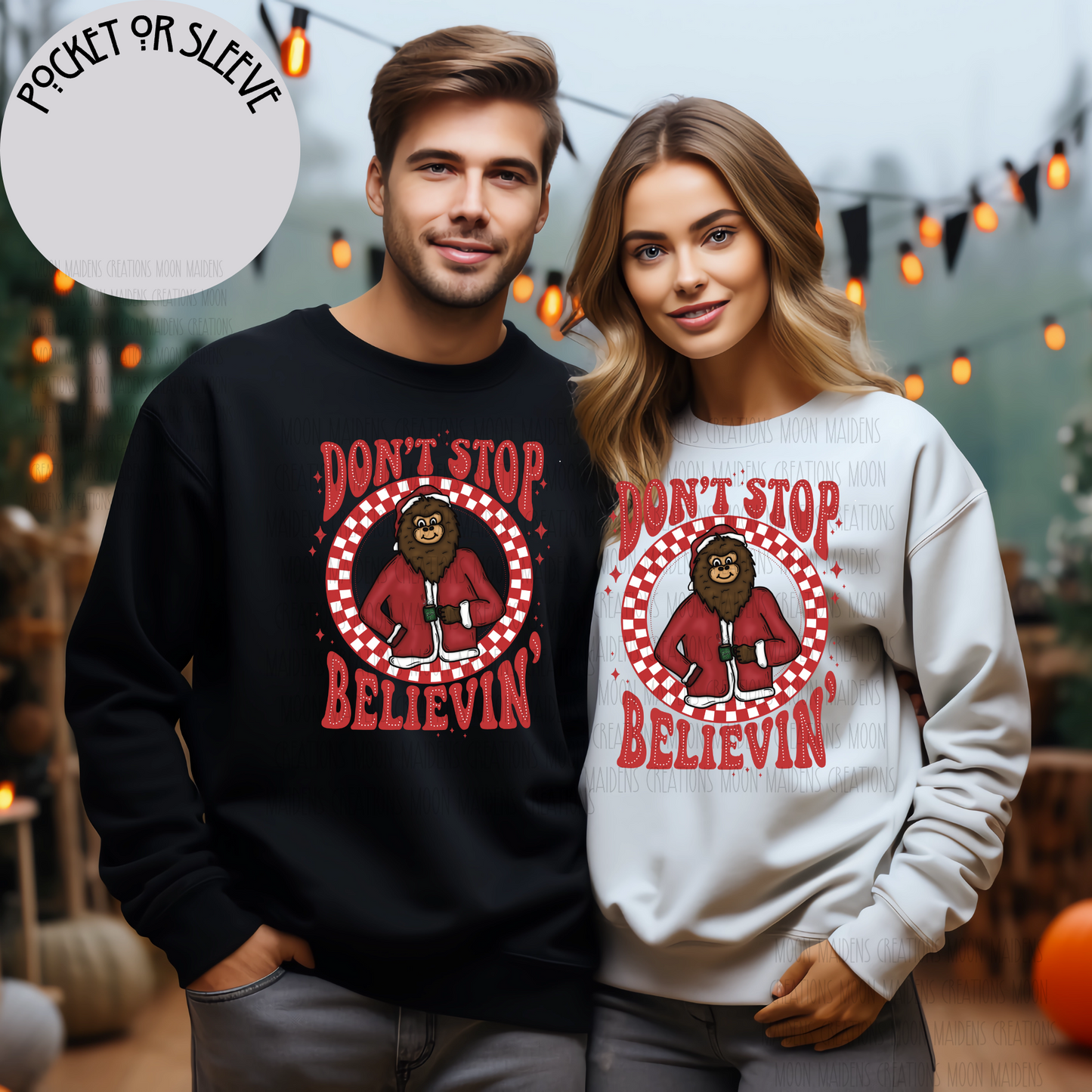 Bigfoot christmas sweatshirt