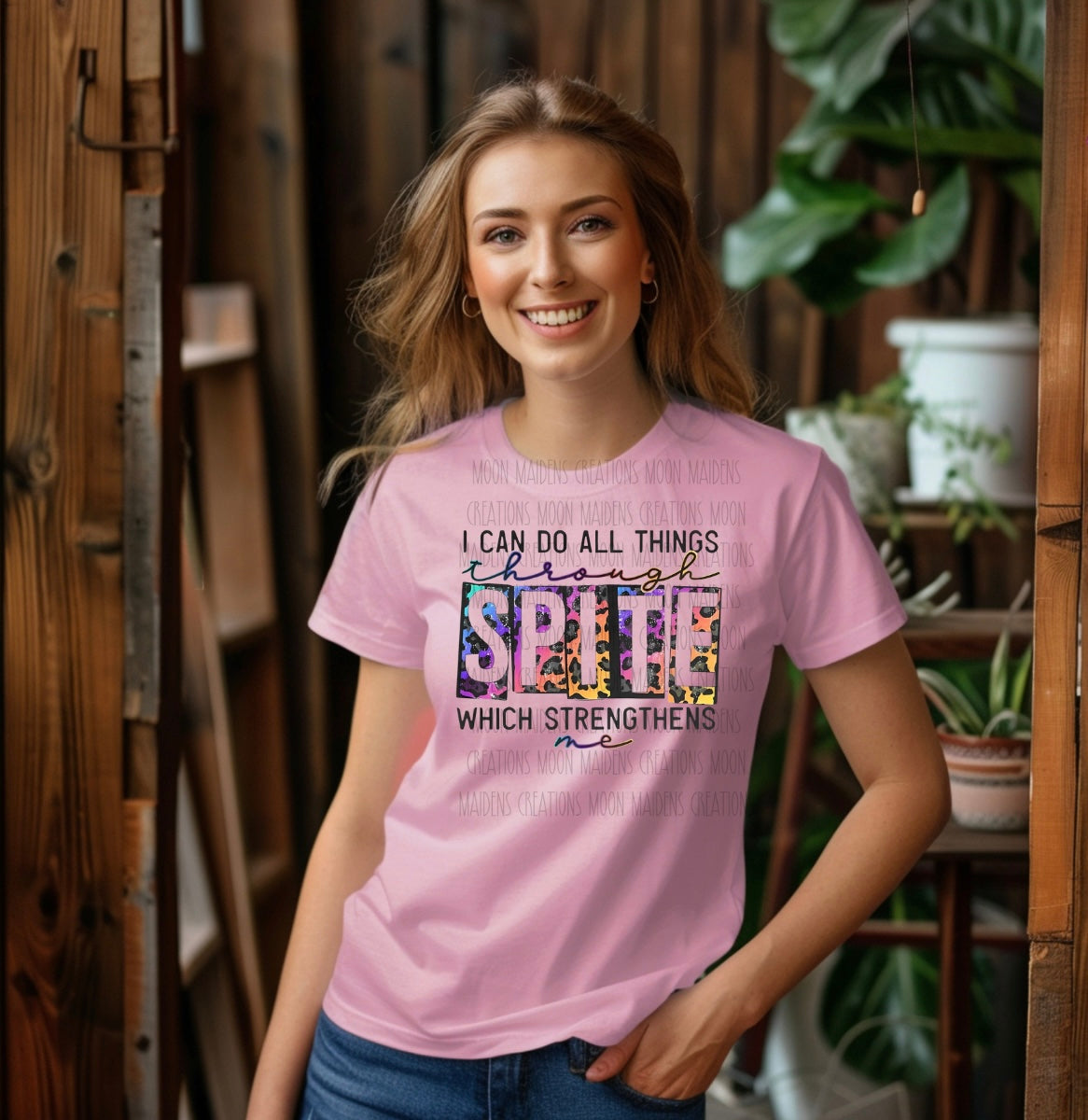 I can do all things through spite T shirt