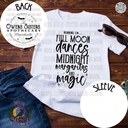 Full moon dances T shirt