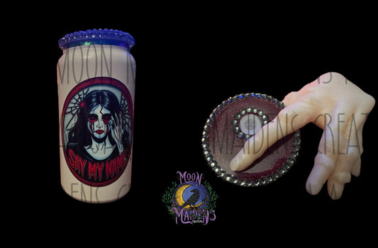 Say my name 16 oz fancy stainless can